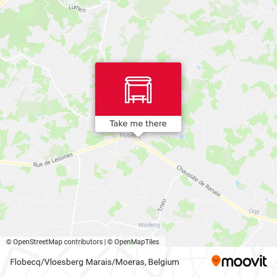 Flobecq / Vloesberg Marais / Moeras plan