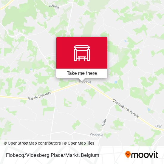 Flobecq/Vloesberg Place/Markt map