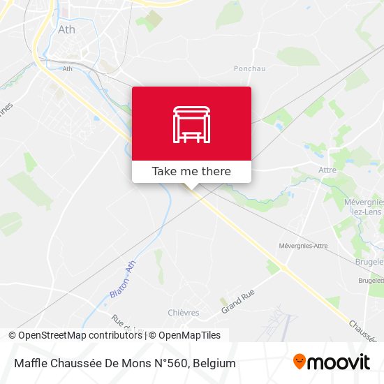 Maffle Chaussée De Mons N°560 map