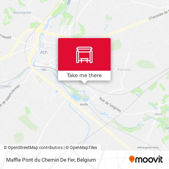 Maffle Pont du Chemin De Fer map