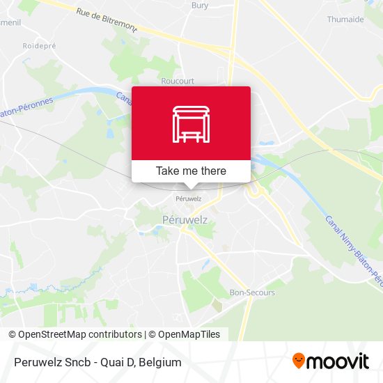 Peruwelz Sncb - Quai D plan