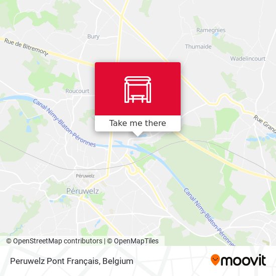 Peruwelz Pont Français map