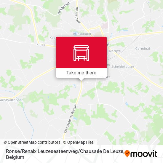 Ronse / Renaix Leuzesesteenweg / Chaussée De Leuze map