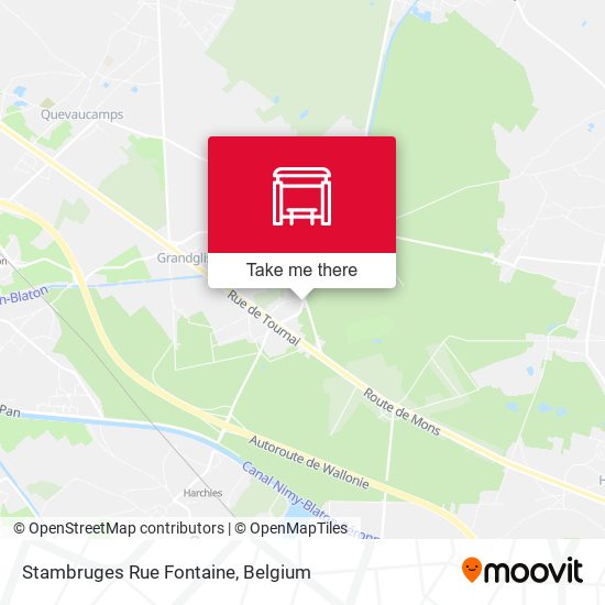Stambruges Rue Fontaine map