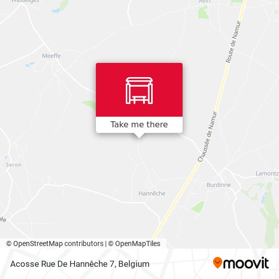 Acosse Rue De Hannêche 7 map