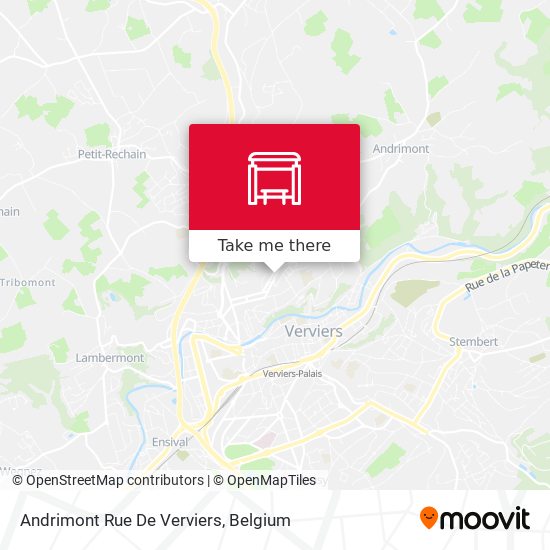 Andrimont Rue De Verviers plan