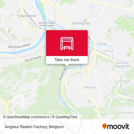 Angleur Raskin Factory map