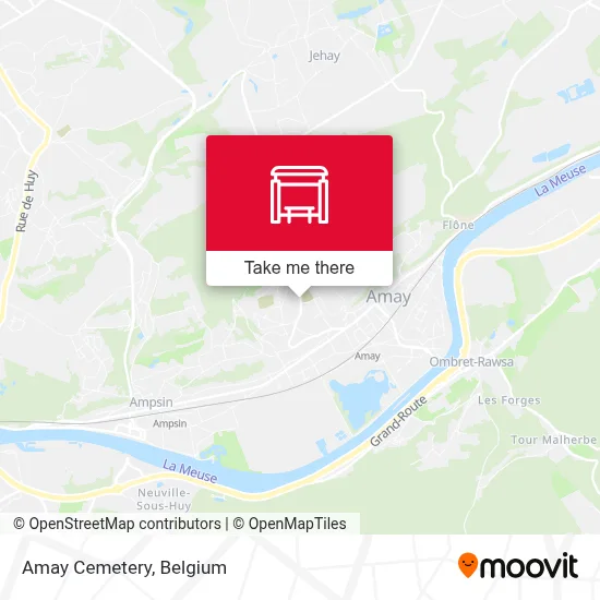 Amay Cemetery map