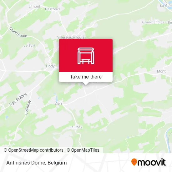 Anthisnes Dome map
