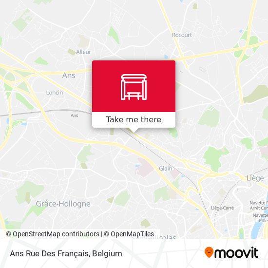 Ans Rue Des Français plan