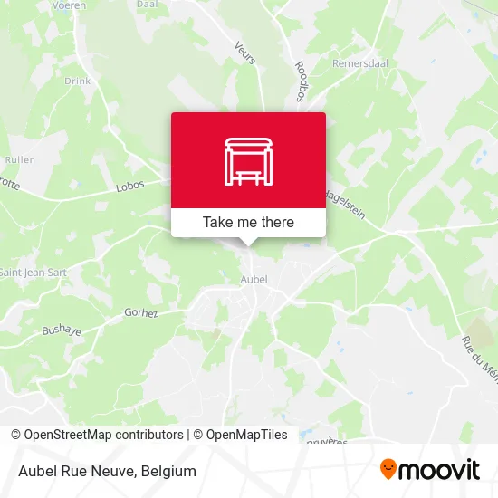 Aubel New Street map