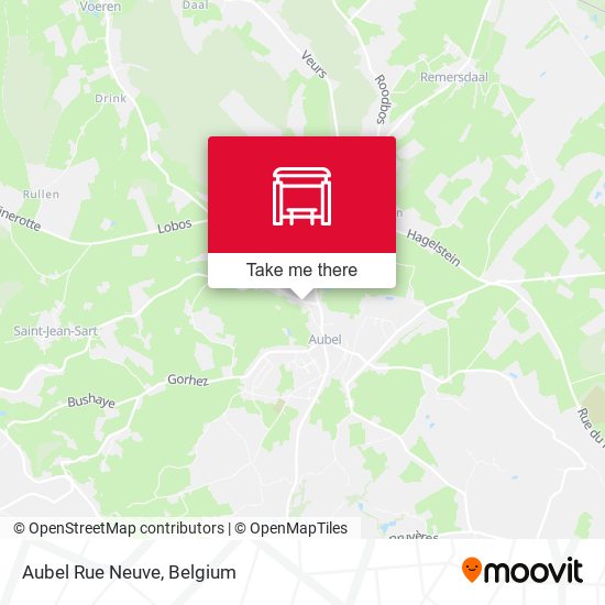 Aubel Rue Neuve map