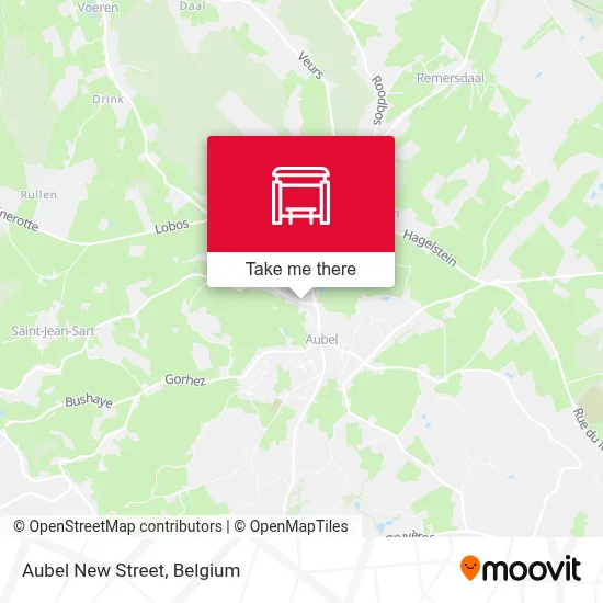 Aubel New Street map