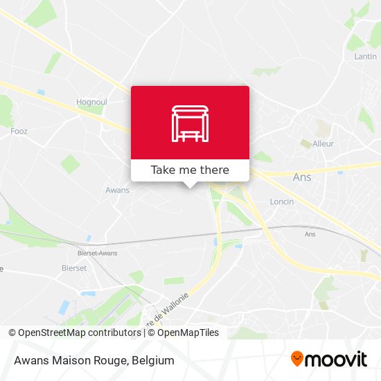 Awans Maison Rouge map