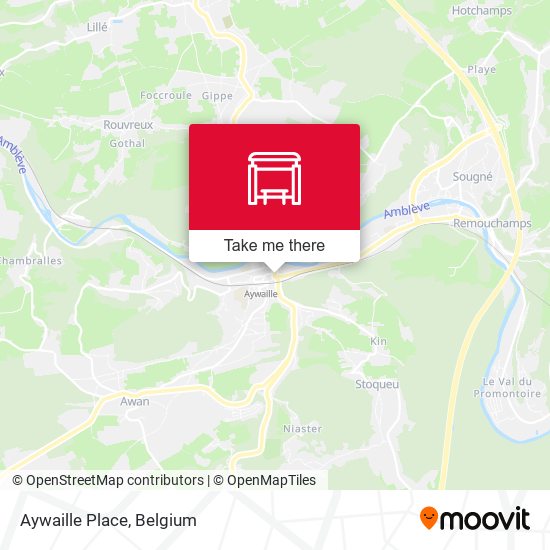 Aywaille Place map