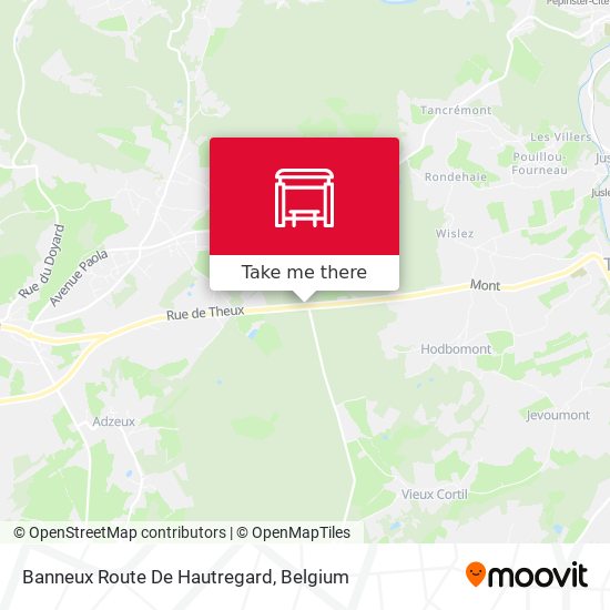 Banneux Route De Hautregard map