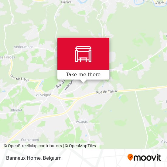 Banneux Home map