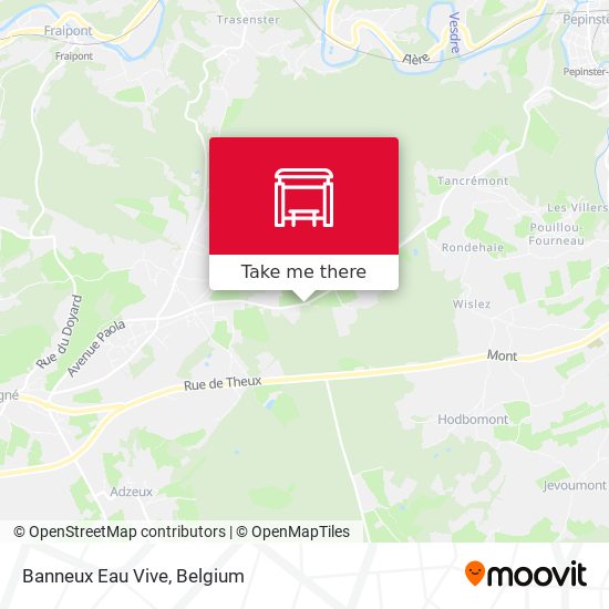 Banneux Eau Vive map