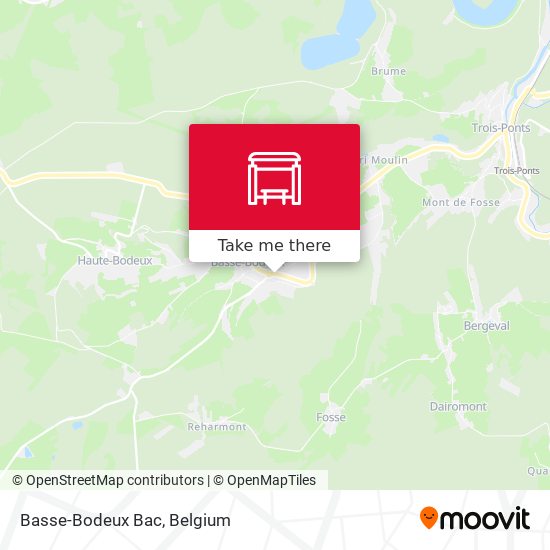 Basse-Bodeux Bac map