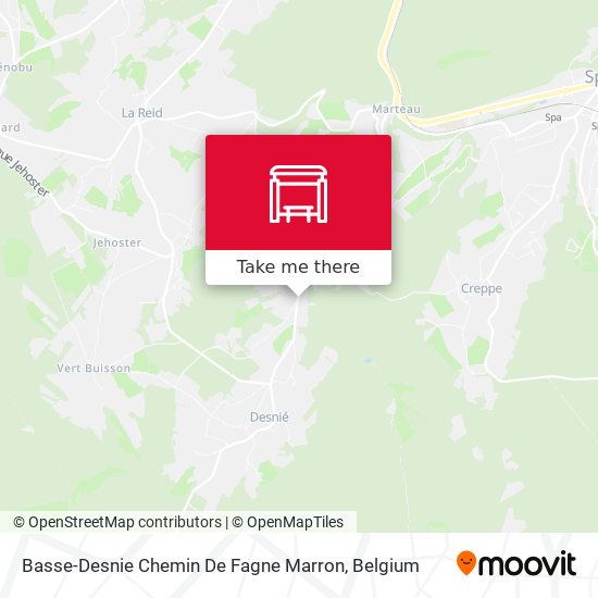 Basse-Desnie Chemin De Fagne Marron map