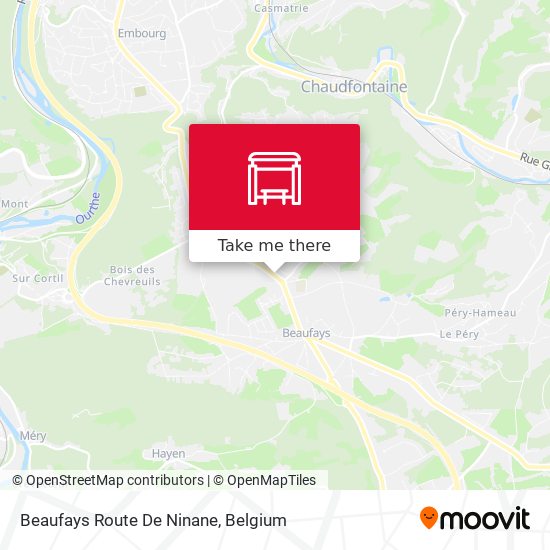 Beaufays Route De Ninane map