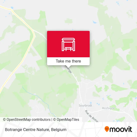 Botrange Nature Center map