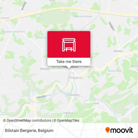 Bilstain Bergerie map