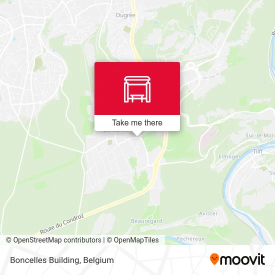 Boncelles Building map