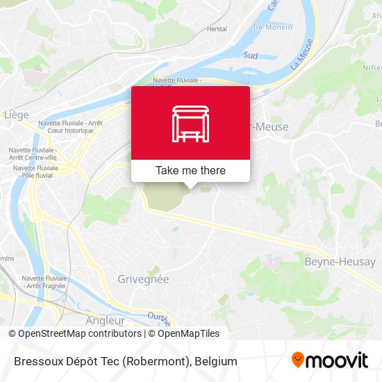 Bressoux Dépôt Tec (Robermont) map