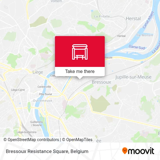 Bressoux Resistance Square map