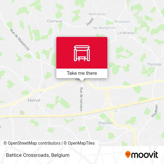 Battice Crossroads map