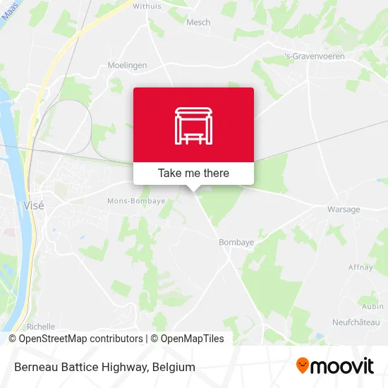 Berneau Battice Highway map