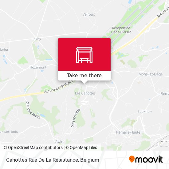 Cahottes Rue De La Résistance map
