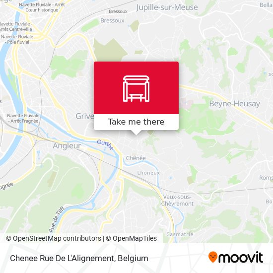 Chenee Rue De L'Alignement map