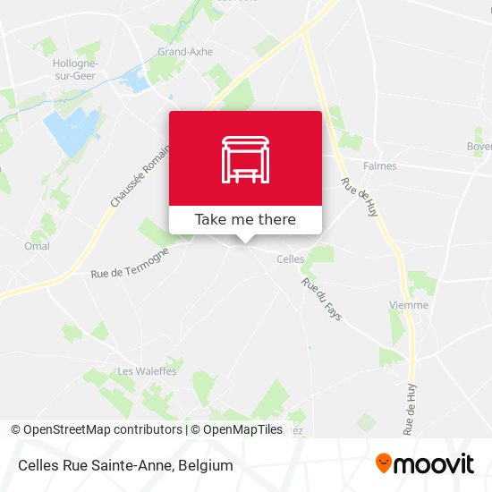 Celles Rue Sainte-Anne map