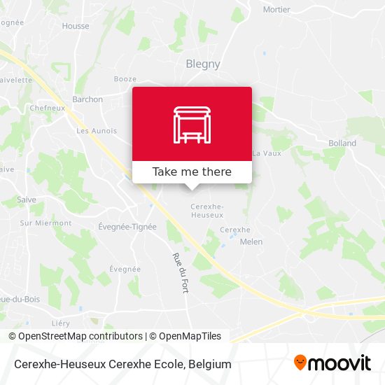 Cerexhe-Heuseux Cerexhe Ecole map