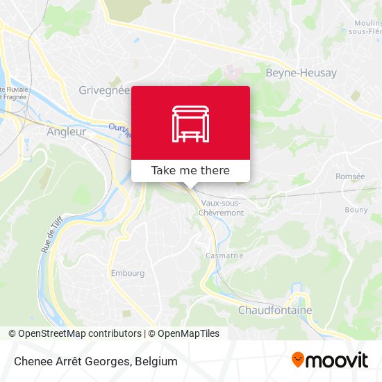 Chenee Arrêt Georges map