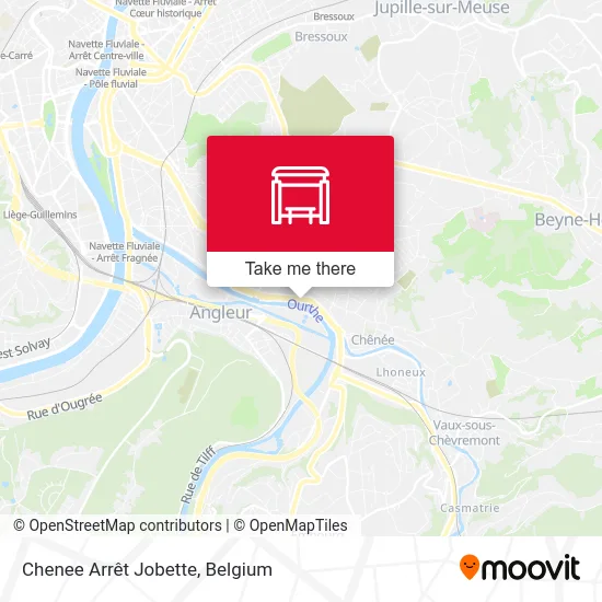 Chenee Jobette Stop map