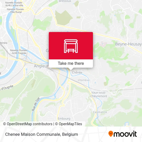 Chenee Town Hall map