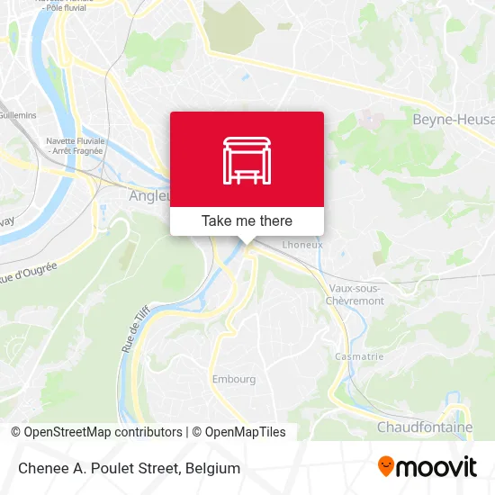 Chenee A. Poulet Street map