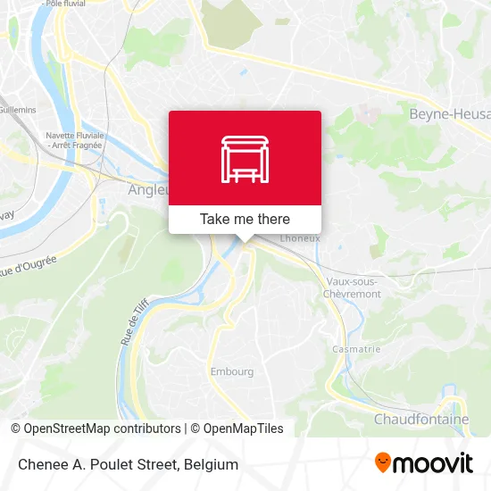 Chenee A. Poulet Street map