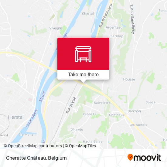Cheratte Château plan