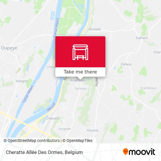 Cheratte Allée Des Ormes map
