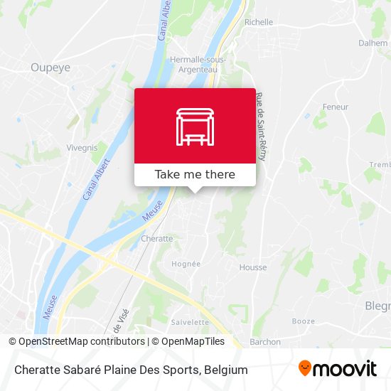 Cheratte Sabaré Plaine Des Sports map