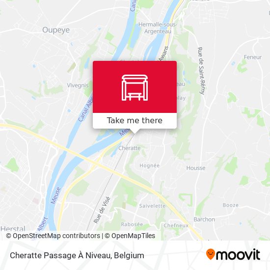 Cheratte Passage À Niveau map