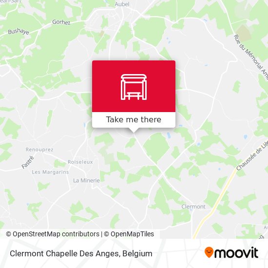 Clermont Chapelle Des Anges map