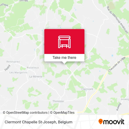 Clermont St-Joseph Chapel map