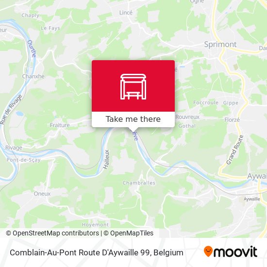 Comblain-Au-Pont Route D'Aywaille 99 map