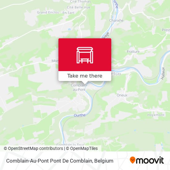 Comblain-Au-Pont Pont De Comblain map