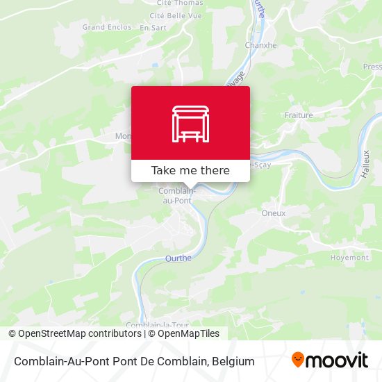 Comblain-Au-Pont Pont De Comblain plan